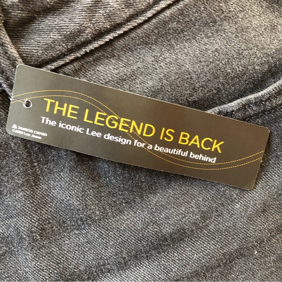 ◾️NWT Lee Iconic Straight Leg Black Jeans ◾️ - Picture 7 of 11